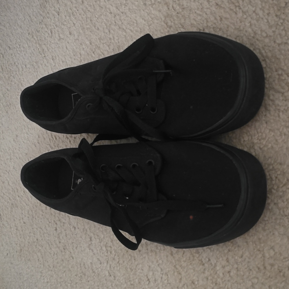 Vans Original Black Shoes Size 13